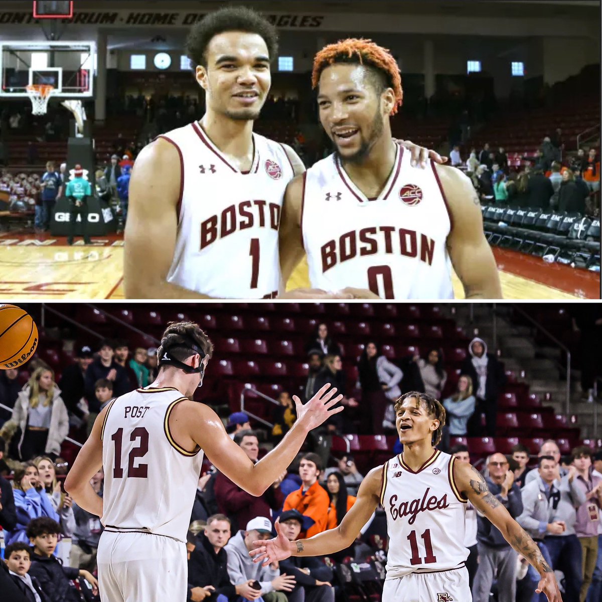 BC Men's Basketball tweet media