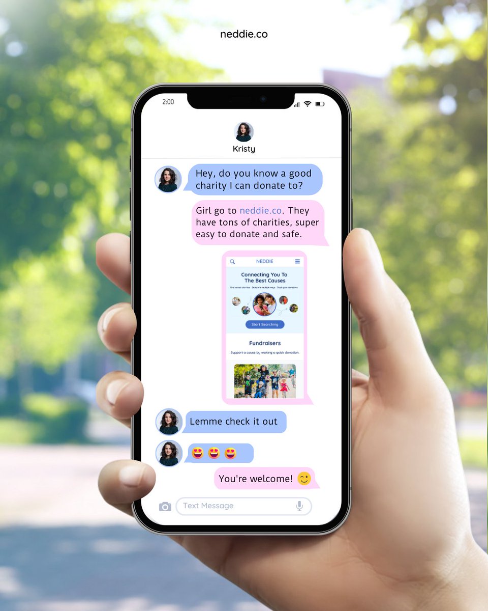 This is how good conversations start 🤩

#neddie #nonprofits #philanthropy #socialgood