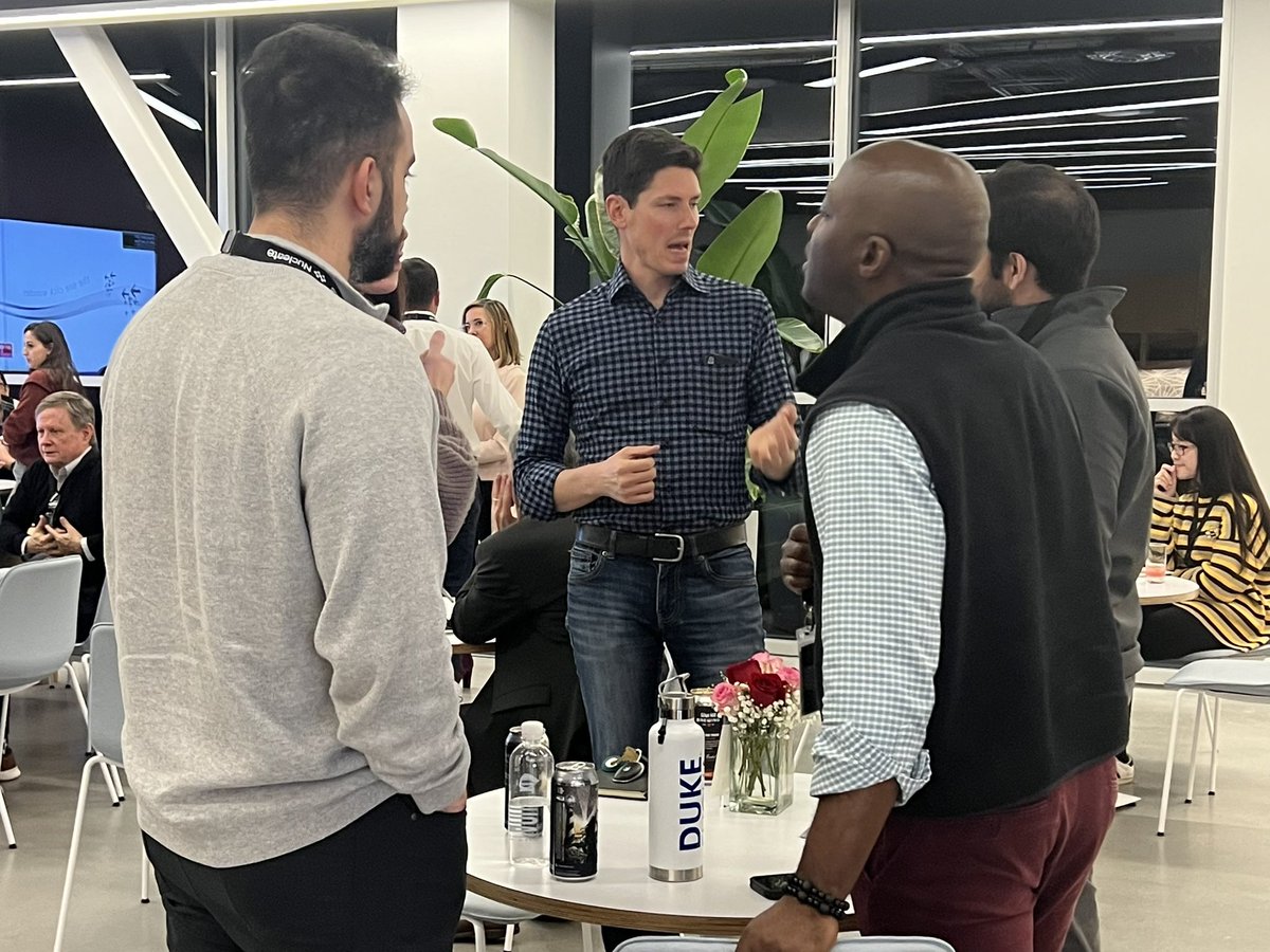 NucleateRTP's tweet photo. @NucleateRTP officially welcomed our 2023 Activator cohort at this past week’s Mentor Matching Event. Here, teams took the opportunity to share their companies and connect with the RTP-local mentors that will be helping to push forward their ideas over the span of the program. https://t.co/ZBOMymmgMZ