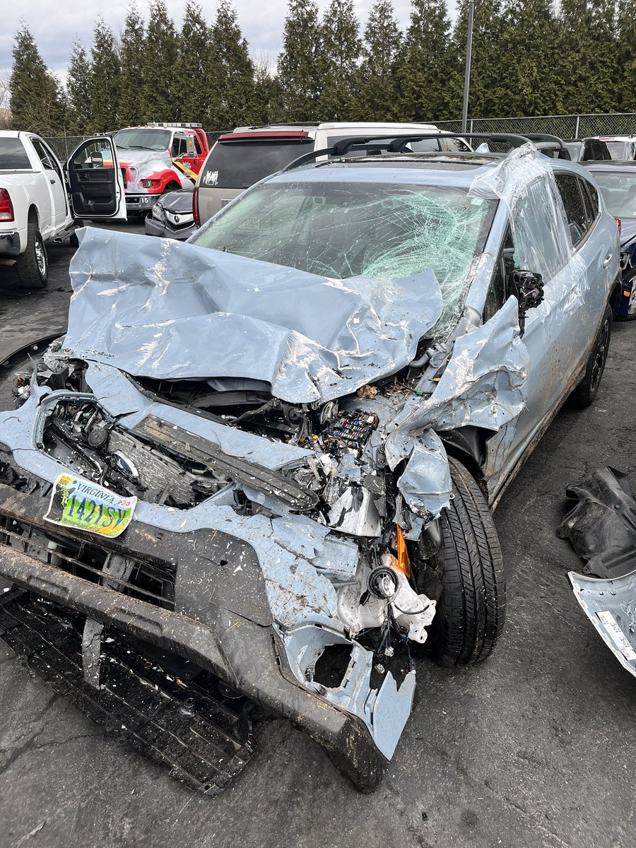 At 50 mph, I T-boned a man and his wife when he drove over a paved median less than 100 yards from a stoplight.  My day, car, and birthday plans are ruined.  However, I got out of this on my own two feet and will 100% be buying another <a href="/subaru_usa/">Subaru</a> thank you, y’all saved my life