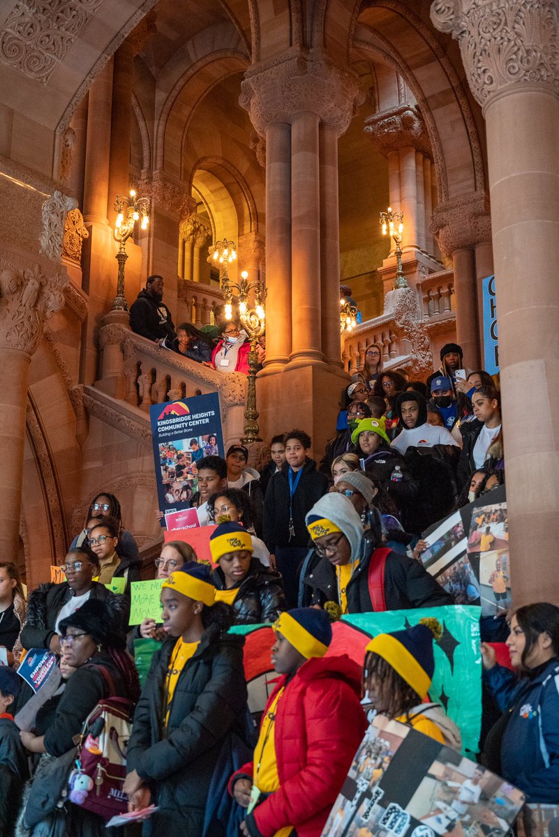 khccnyc's tweet image. Yesterday, #KHCC joined @NYSYouthSuccess, supporters, and advocates across New York to elevate the critical impact afterschool programs have on children and families in the state. 
#EmpowerYouthSuccess #AfterSchool #AfterSchoolNotAfterThought