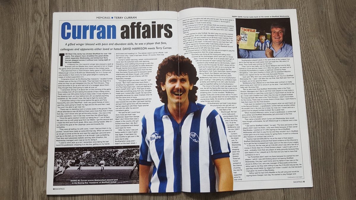 CurranView's tweet image. Looking back at previous issues of BACKPASS..... with @terrycurran_11 @Curran_Terry11 ..... #backpass #thecurranview