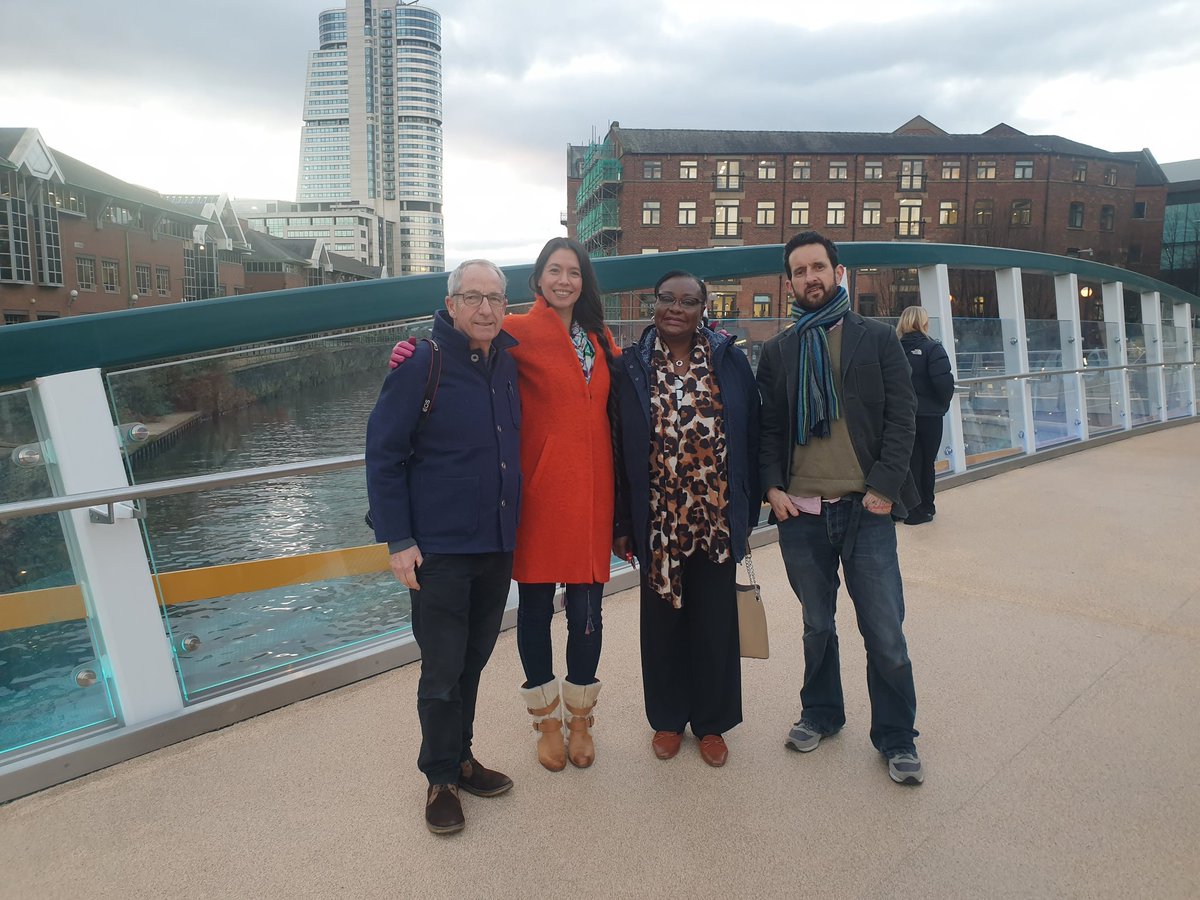 edleeds's tweet image. Great to join today's opening of #Leeds' new #DavidOluwale bridge. Big credit to the huge number of people involved, + especially the @RememberOluwale campaign team. Both the bridge + the campaign were conceived 15 years ago: with tenacity + perseverence, we can reshape our city.