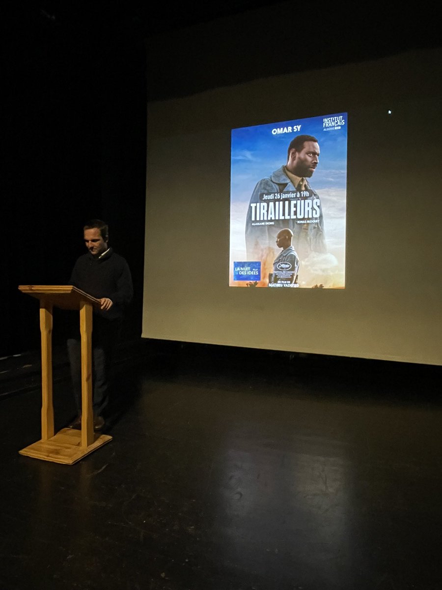 Merci <a href="/IFParis/">Institut français</a> et @IFAlgerie de nous permettre un débat simultané avec <a href="/IFSenegal_SL/">Institut français du Sénégal à Saint-Louis</a> autour du superbe film #Tirailleurs dans le cadre de la Nuit des Idées !