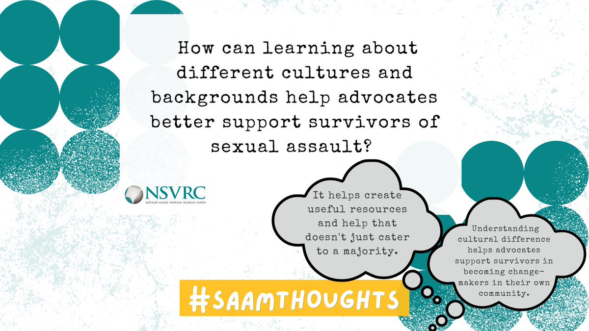 NSVRC's tweet photo. #SAAMThoughts We look forward to reading and sharing your responses! #DrawingConnections #RacialEquityMatters #SAAM2023 #Week8 https://t.co/7gIpU7ipBo