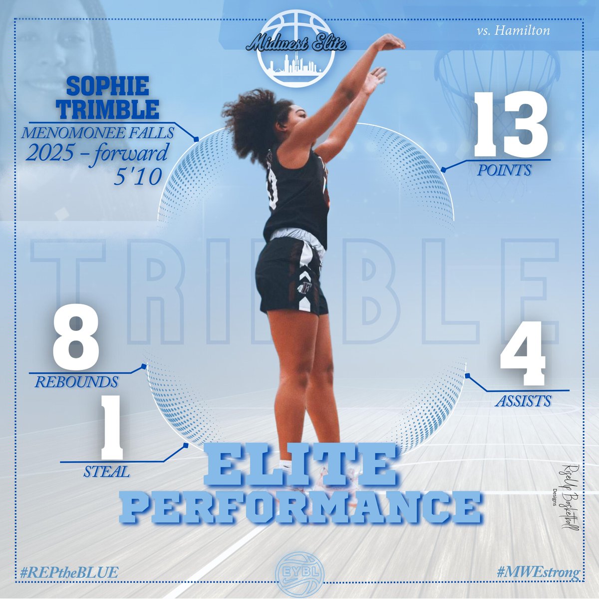 mwehoops_eybl's tweet photo. The solid performances Sophie Trimble continues to have is setting her up for an All-Conference bid. This game against Hamilton was proof of her value to her team. 

#REPtheBLUE
#MWEstrong https://t.co/9Iyn839beq