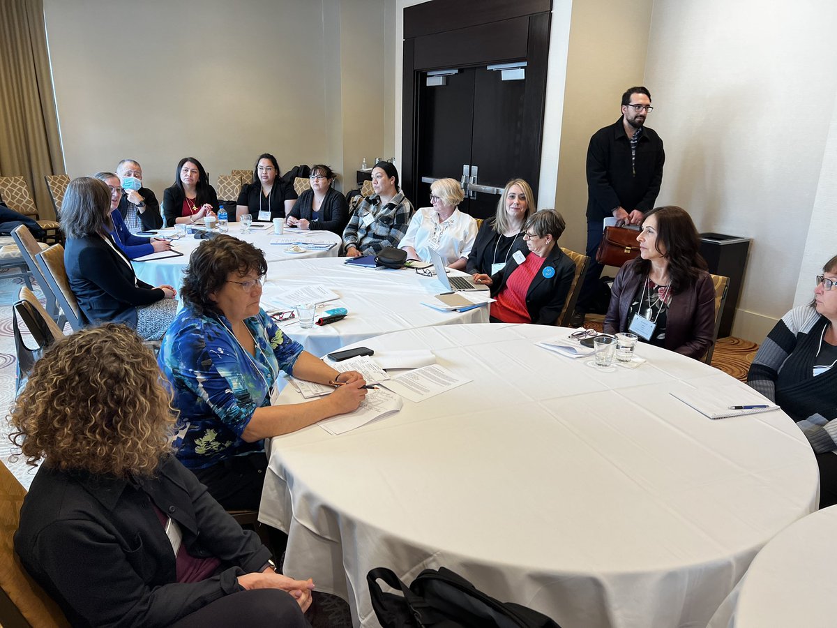 OPSBA's tweet photo. Many thanks to Minister @GregRickford and @MPPBarnes for meeting with the Indigenous Trustees’ Council of @OPSBA in Toronto this afternoon. #OPSBA23 #onted https://t.co/qGaJUYdTYl