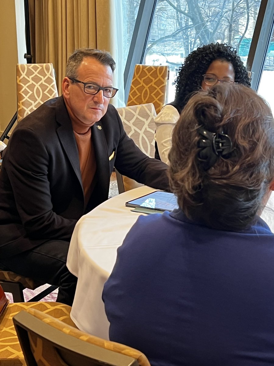 OPSBA's tweet photo. Many thanks to Minister @GregRickford and @MPPBarnes for meeting with the Indigenous Trustees’ Council of @OPSBA in Toronto this afternoon. #OPSBA23 #onted https://t.co/qGaJUYdTYl
