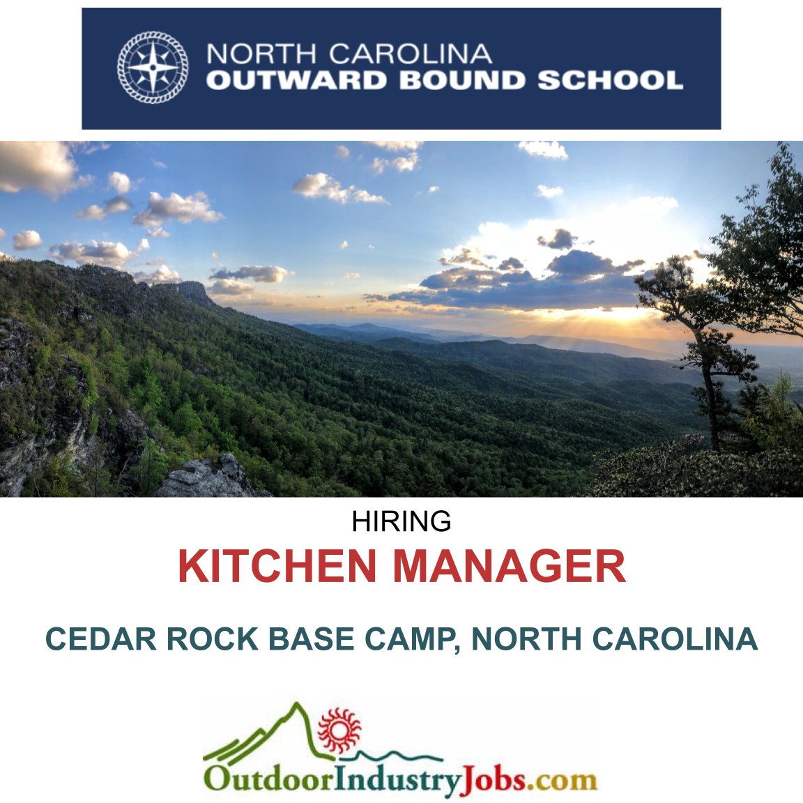 Outdoor_Jobs's tweet image. Appy Here: outdoorindustryjobs.com/JobDetail/GetJ…

#outdoorindustryjobs #outwardbound #kitchenmanager #kitchenmanagerlife #cheflife #chefjobs #cookingjobs #cafeteriajobs #cafeteria #ncobs