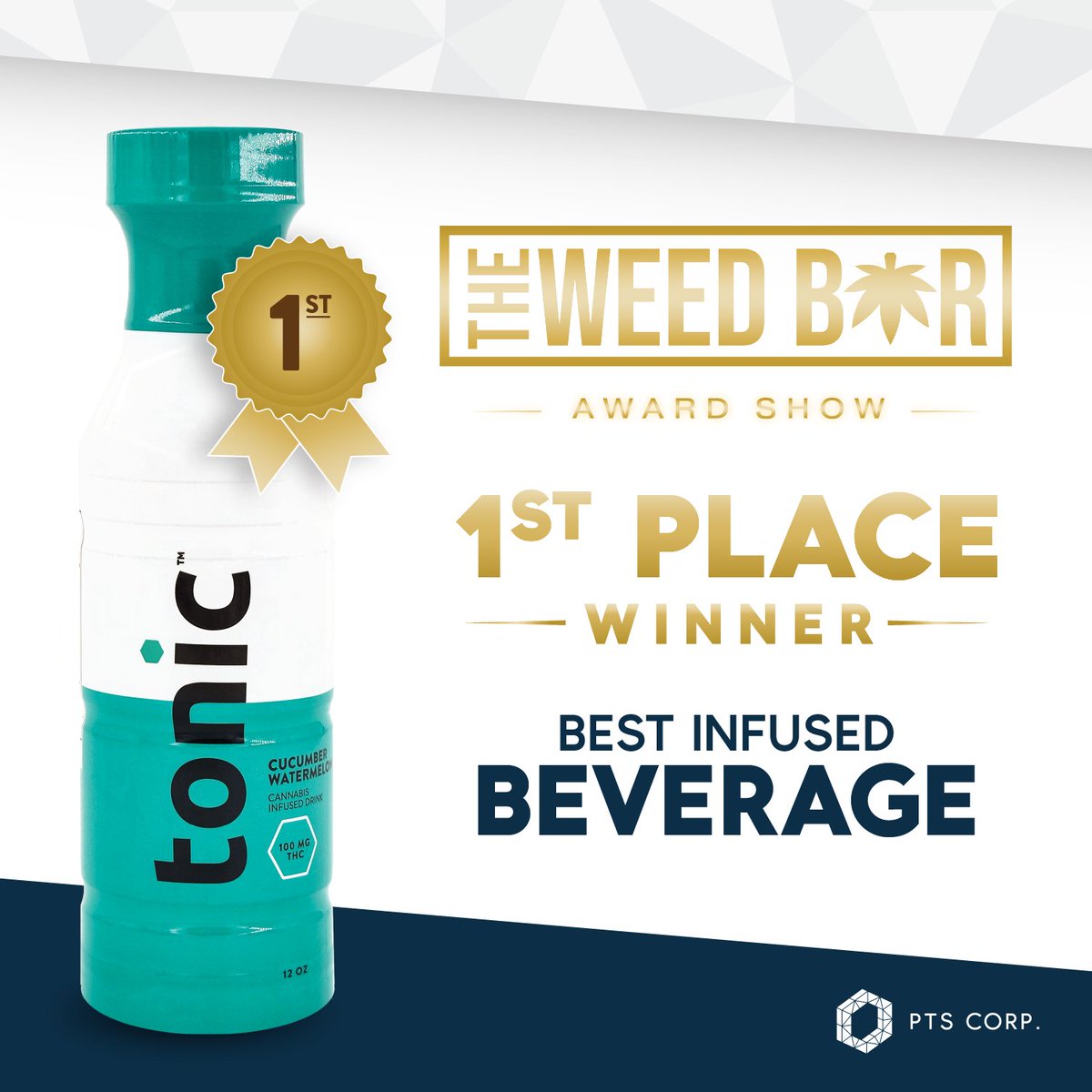 We won The Weed Bar Award Show’s 1st Place as Best Infused Beverage! A giant thank you to everyone who supports us and we're so thankful for this honor!

Nothing for sale. Picture for educational purposes only.

#infused #infusedbeverage