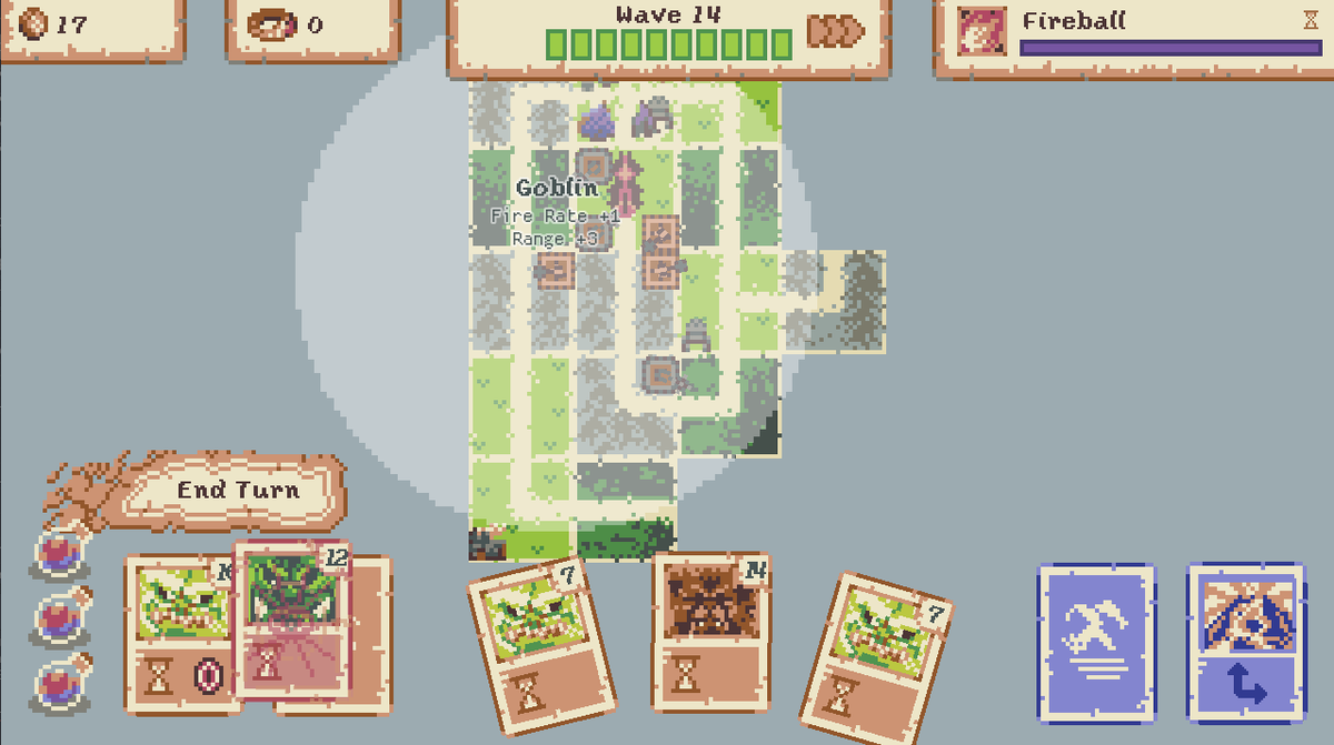 What's that, a +3 upgrade to tower range? How could that be possible?? The answer is... we're buffing the Mountain Tiles in Ravage Road to make them a little more interesting and useful! Stay tuned for this and many other tweaks in the next update.