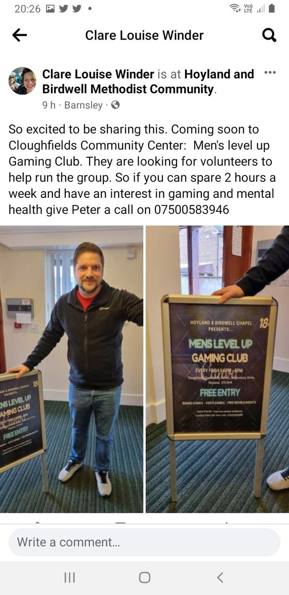 We are looking for volunteers #ItsWhatWeDo #TimeToTalk #cooperate #coop #Hoyland #gamers #MentalHealthMatters #memberpioneer