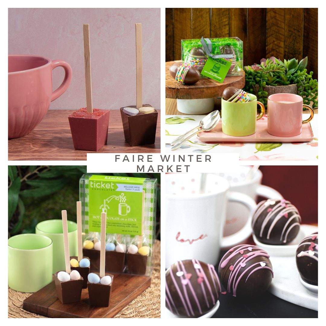 Don’t forget, resellers: Today is the last day for Faire Winter Market! Don’t miss out on the best deals of the year!

#ticketchocolate #faire #fairewintermarket #wholesale #brands #productpromotion #chocolatelover #chocolate #dessertlover #gift #yummy