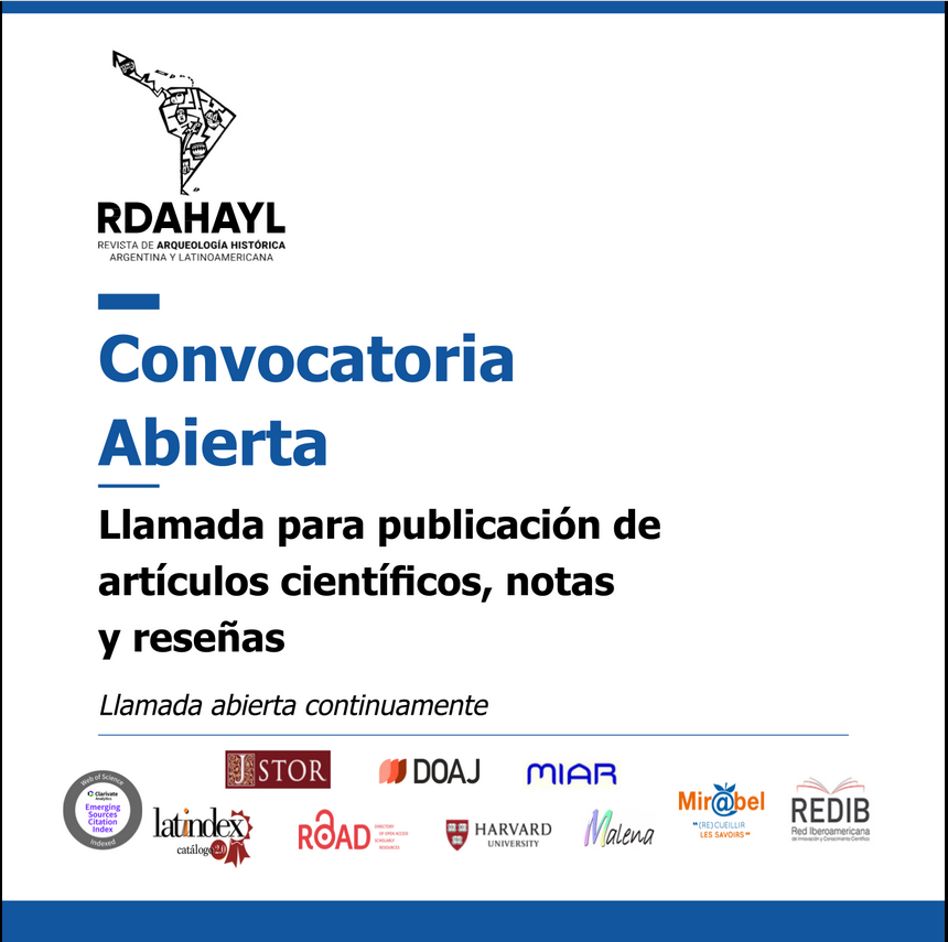 Revista de Arqueología Histórica y Latinoamericana tweet media