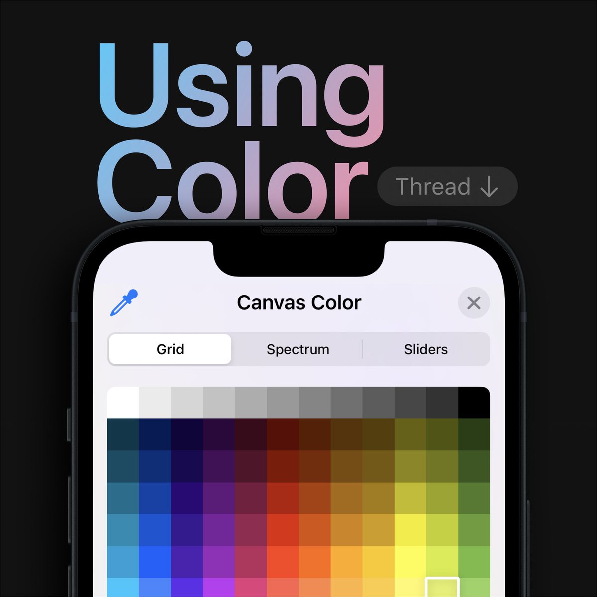 createwithplay's tweet image. A thread on how to use color in UI design 🧵