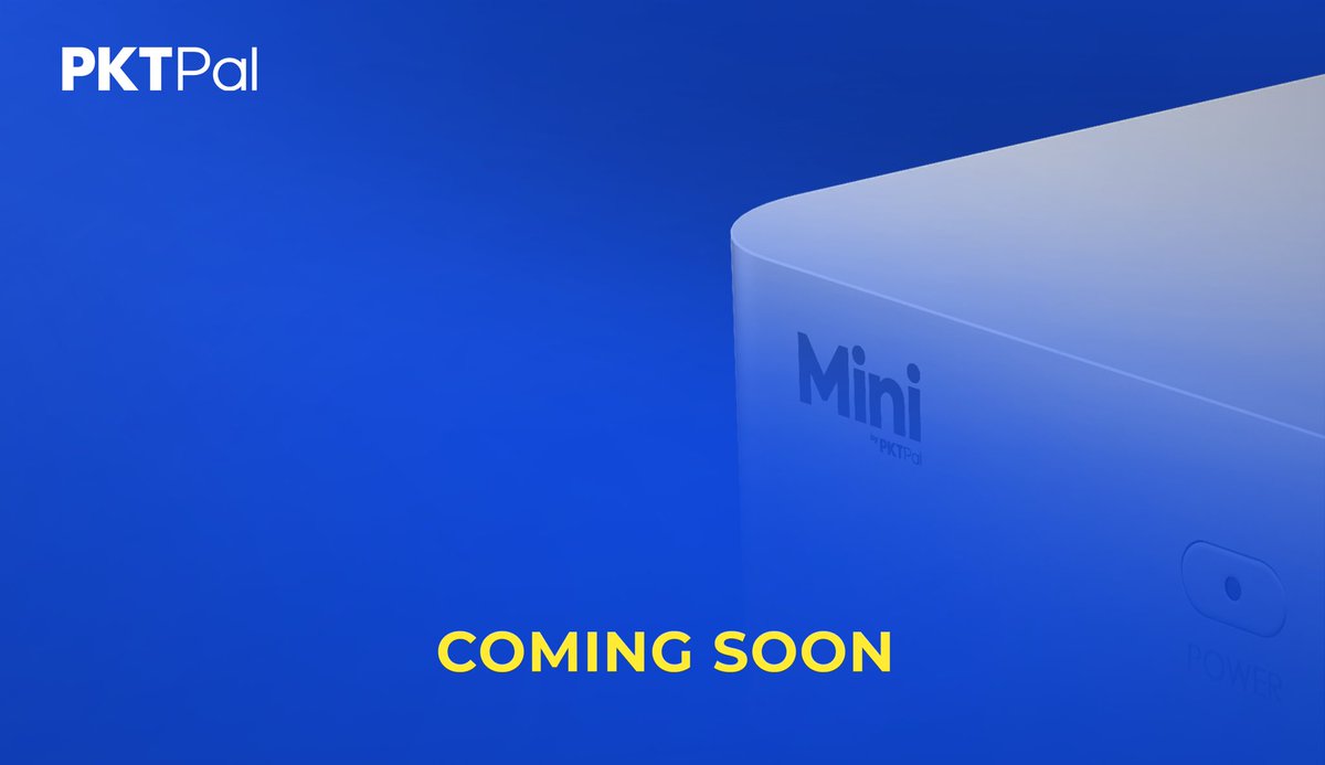 helloroutie's tweet image. We are excited to share with you a teaser look of the Mini. This device brings wifi sharing and utility to the $PKT ecosystem.

Reserve your Mini on January 31, 2023 at 12pm PST. #pktarmy #pktmini