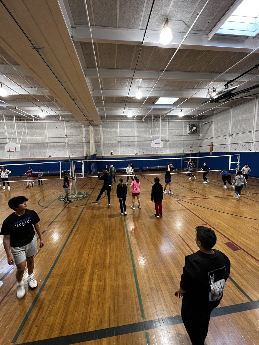 Thank you Coach Halpern &amp; <a href="/shakerboysvball/">ShakerBoysVolleyball</a> for sharing your expertise and promoting your program to our SMS students today! <a href="/nccsdpe/">N. Colonie Phys Ed</a> 🏐