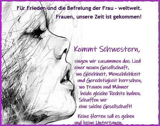 „Kommt Schwestern“ – Gedicht aus der indischen Frauenbewegung
#Friedensbewegung