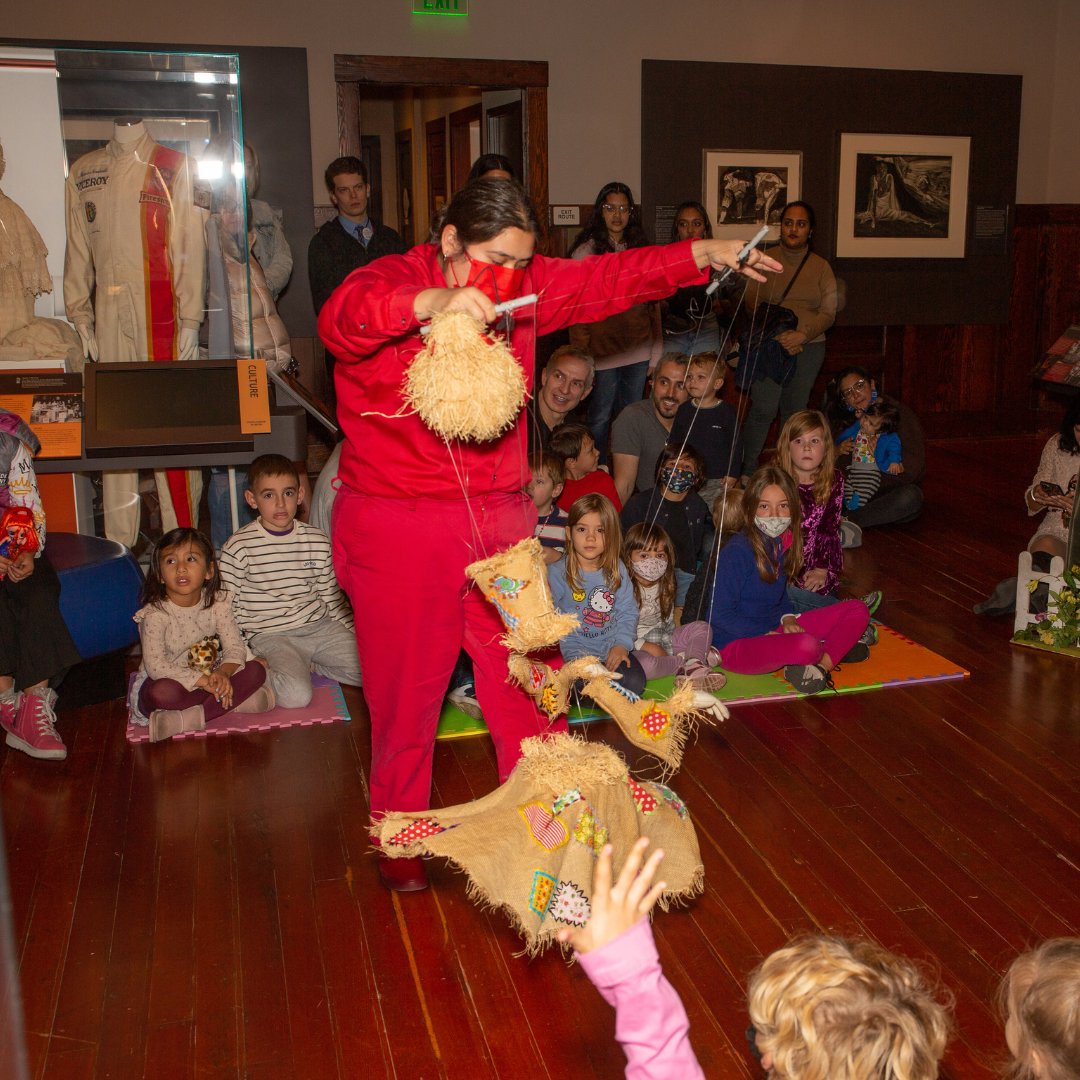 Thank you so much to @BobBakerMarionettes and the nearly 200 children and families who came to our marionette show last Saturday! This event’s associated exhibition is open until October 16, 2023, make sure to come visit and stay tuned for more upcoming events. Admission is free!