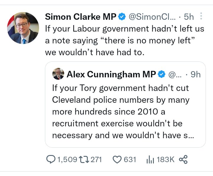 Parody Ben Houchen tweet media
