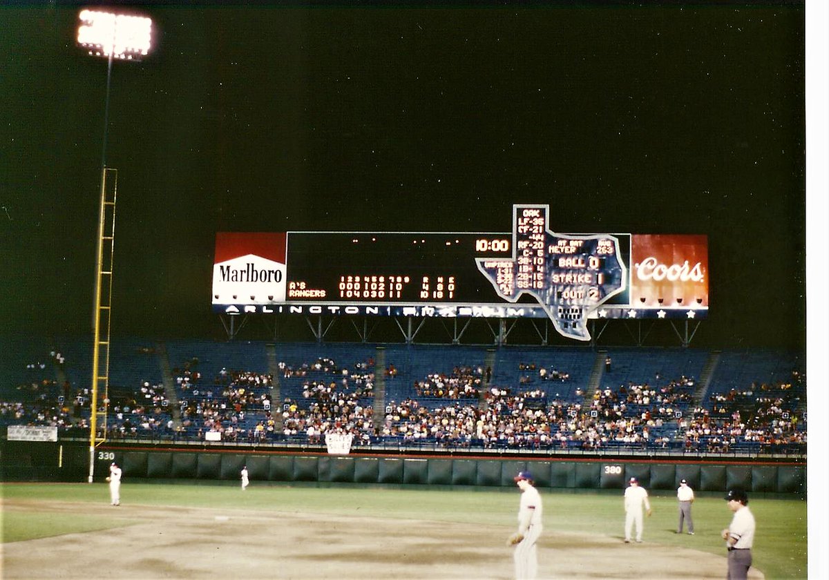 Lost Ballparks on Twitter ""I took these pictures in 1982 at Arlington
