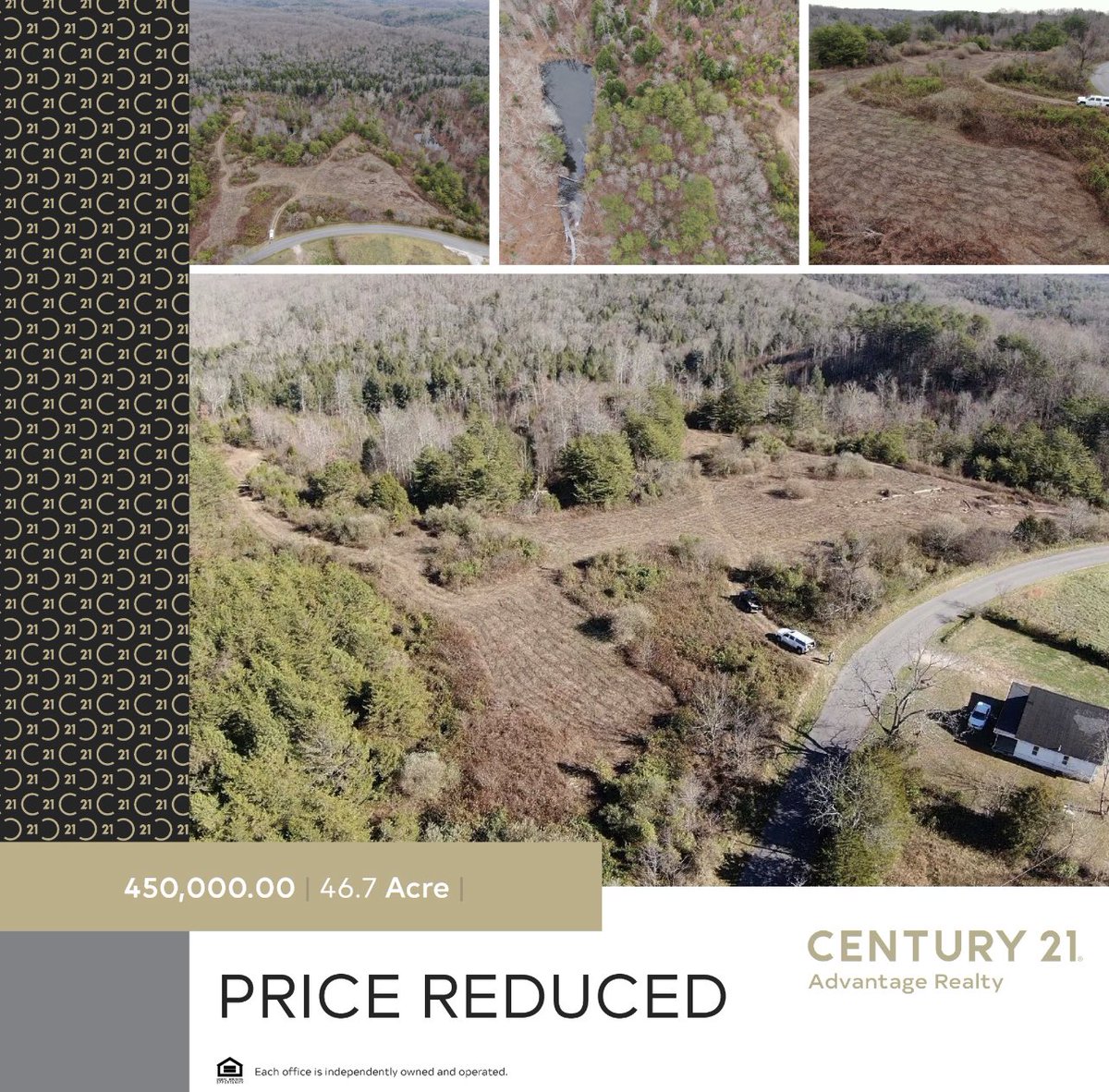 CoachJSizemore's tweet photo. 46 acres! 
London, KY 
#Century21 #Realtor #Kentucky https://t.co/0qReOfOILu