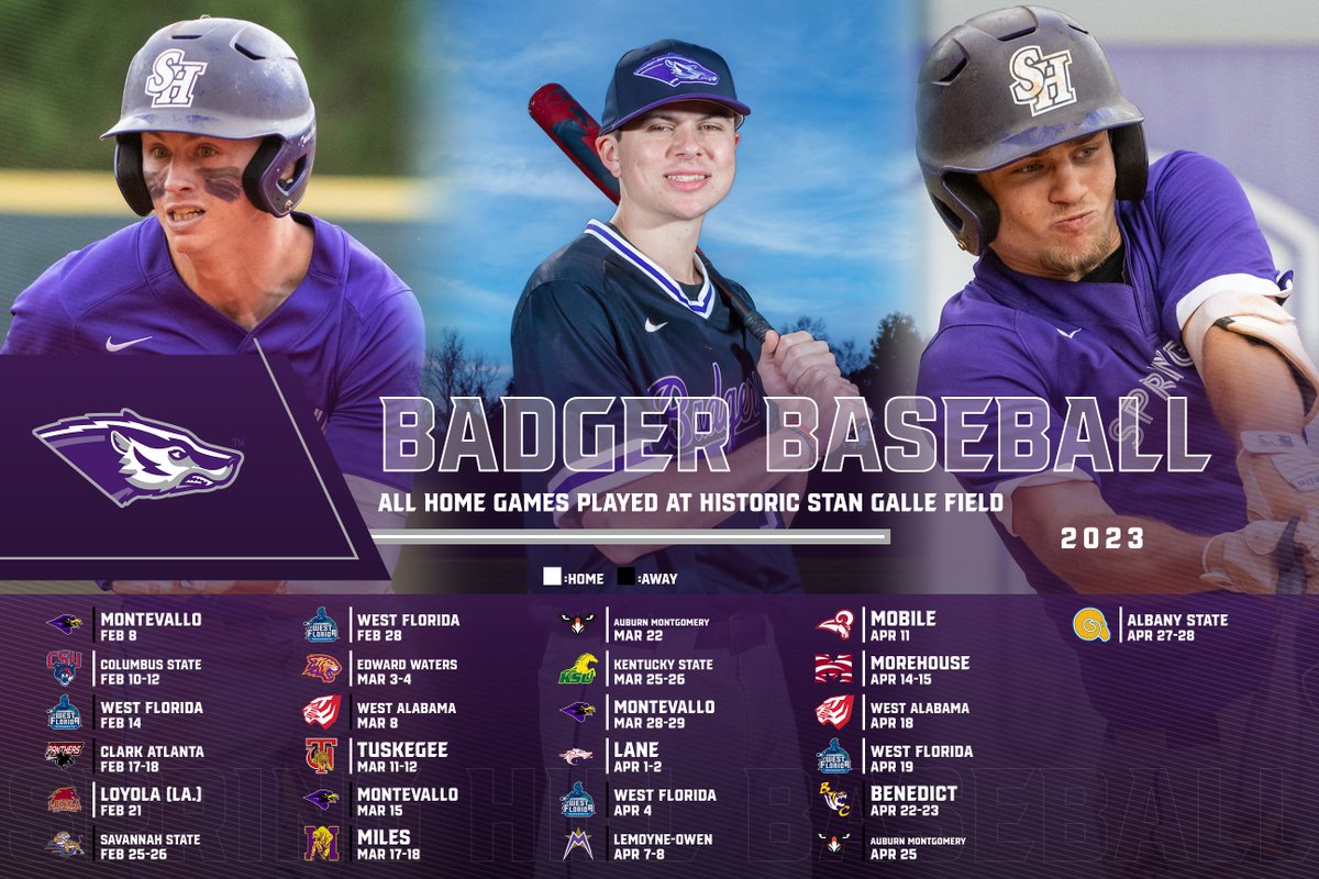The 2023 schedule, for your viewing pleasure.⚾️

#HillYeah
