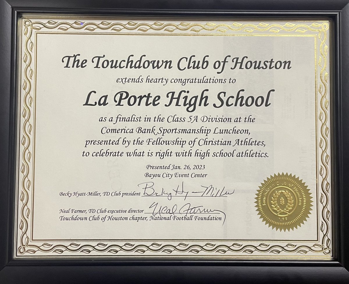 La Porte Football tweet media