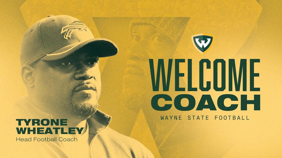 carr_sports's tweet photo. Congratulations to the @waynestwarriors and @erikajowallace on selecting @CoachWheat6 to lead @WayneState Football 🏈 as its new head coach. Congrats Tyrone! 👏 

CarrSports Consulting was proud to assist on this search. 

https://t.co/zvFh3gkn6F… 

#ThisIsOurDetroit @WeAreAFCA https://t.co/KVpryiDLxq