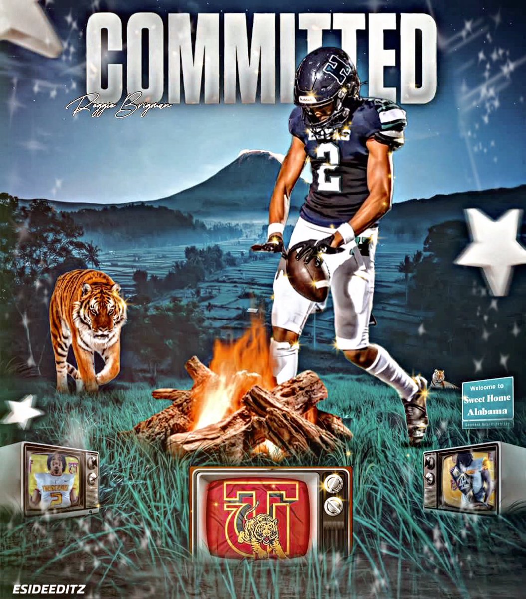 ReggieBrigman's tweet photo. 100% COMMITTED !! ❤️💛🐯
@SkegeeFootball @TheCoachCassidy @CSmithQBs @CoachWatson9 @hoyafbrecruit https://t.co/gyZRSlZX9c
