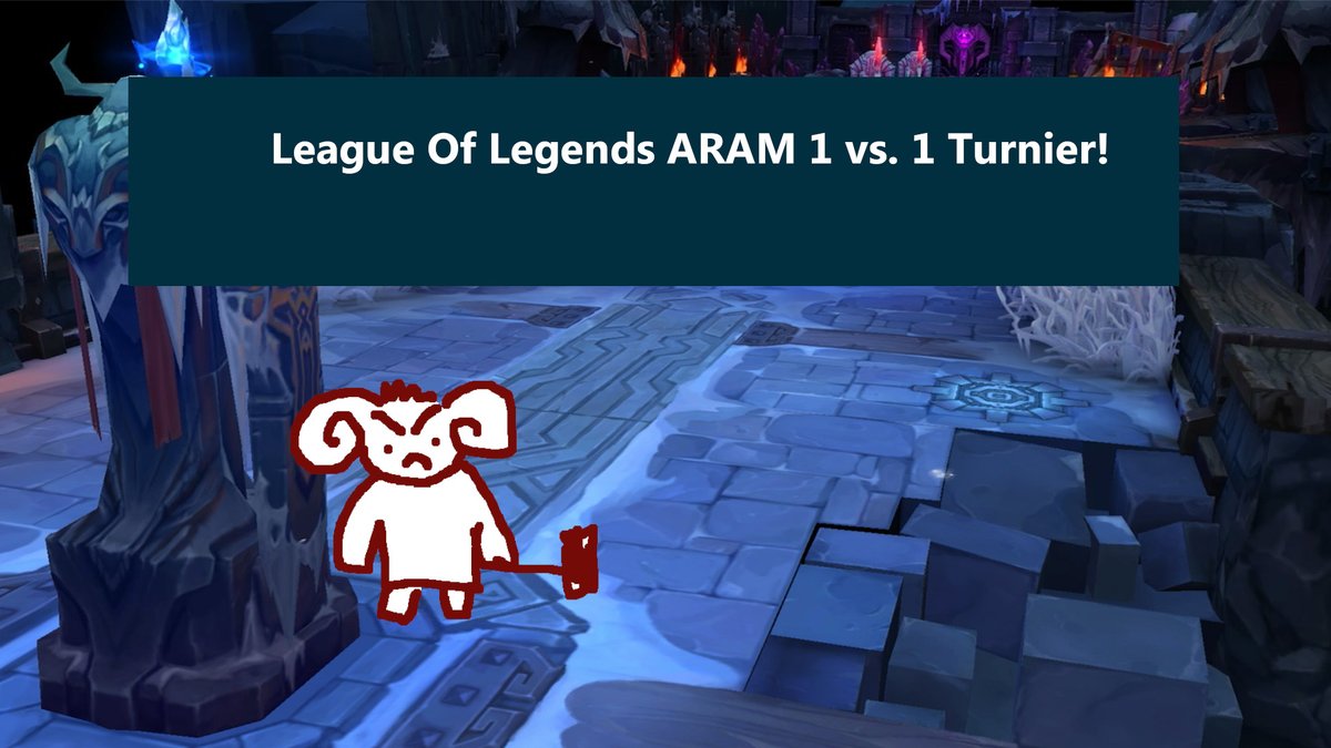Am Samstag veranstalten wir ein ARAM 1 vs. 1 Turnier! Alle die mitmachen wollen können sich noch auf Discord oder per PN anmelden! #lolesports #PfälzereSports