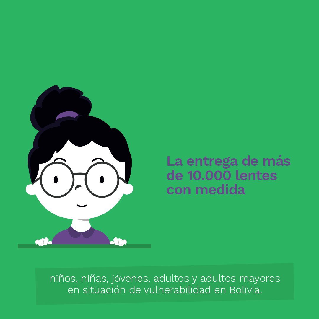 BNBSA's tweet photo. Desde el lanzamiento del programa de Responsabilidad Social Empresarial “Veo Veo” el Banco Nacional de Bolivia ha realizado evaluaciones oftalmológicas y entregas lentes con medidas, a  personas en situación de vulnerabilidad en el país.
#BNB150Años #VeoVeo https://t.co/RzwwCyHQ3F