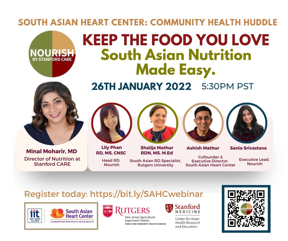 RutgersNJAES's tweet photo. Join us TODAY Jan. 26th, at  8:30  pm EST on how Stanford CARE  and ⁦@RutgersNJAES⁩ is giving Asians the tools to eat well and live well ⁦⁩⁦@FCHSNutraChick⁩ ⁦@SD_Viz⁩ ⁦@StanfordCAREs⁩ ⁦@HealthMiddlesex⁩
Register at: https://t.co/nvDb9mpTr2 https://t.co/9Vr80h2he0