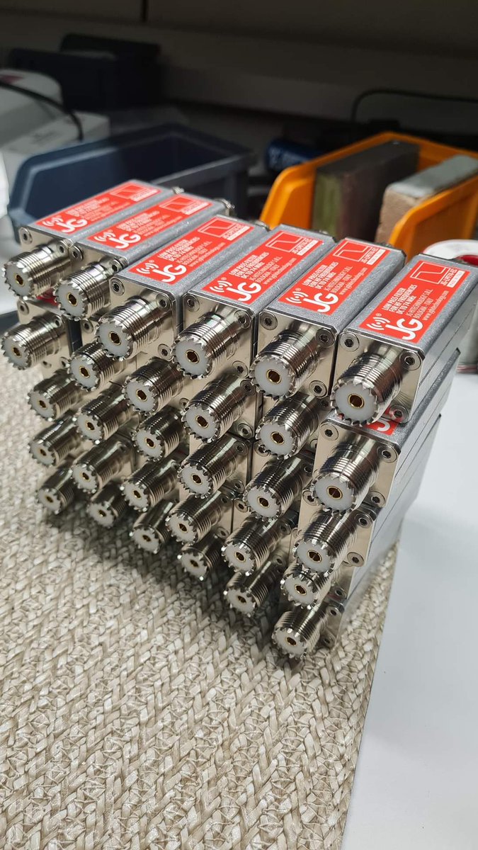 Bonito_RadioCom's tweet photo. Ciao BONITO GERMANY !
Stiamo preparando i tuoi JG-LPF74. La prima parte è pronta!
New JG-LPF74 low pass Filters for Icom IC-7300 are in production and will arrive soon.
#jghitechnology #icom #ic7300 #lowpassfilter #bonito #mybonito1976 #antenna #amateurfunk #tiefpassfilter https://t.co/o1ONvqk2N7