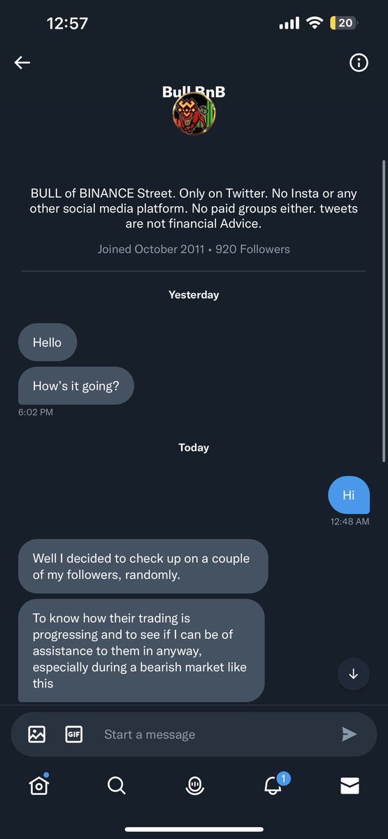 anas_rafique's tweet photo. @bull_bnb See impersonator scamer try to 😂teach me inbox 😂😂 like i am noob 😜 https://t.co/rq9KSrQqhI