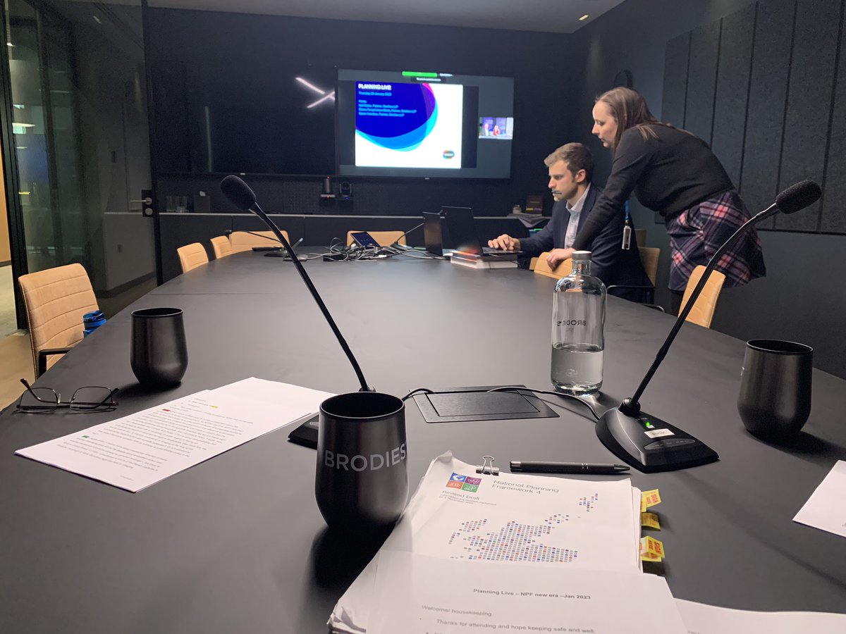efb615's tweet image. Fun to be all together in @BrodiesLLP #CapitalSquare office for today’s #PlanningLive discussing #NPF4 
#development #climatechange #biodiversity #housing