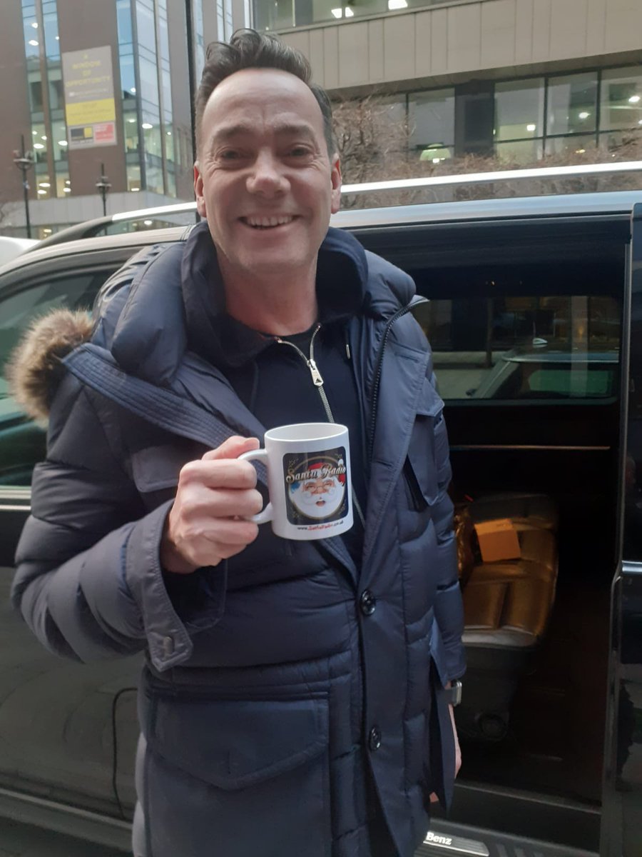 Oh my goodness is that the winner of Strictly Come Dancing 2022 with our Santa Radio Mug? 
I do believe it is. Ho Ho Ho
Thank you <a href="/CraigRevHorwood/">Craig Revel Horwood</a> <a href="/HelenSkelton/">Helen Skelton</a> and of course <a href="/HamzaYassin3/">Hamza Yassin</a> 
santaradio.co.uk/mugshots/all
#StrictlyTour #christmas2023