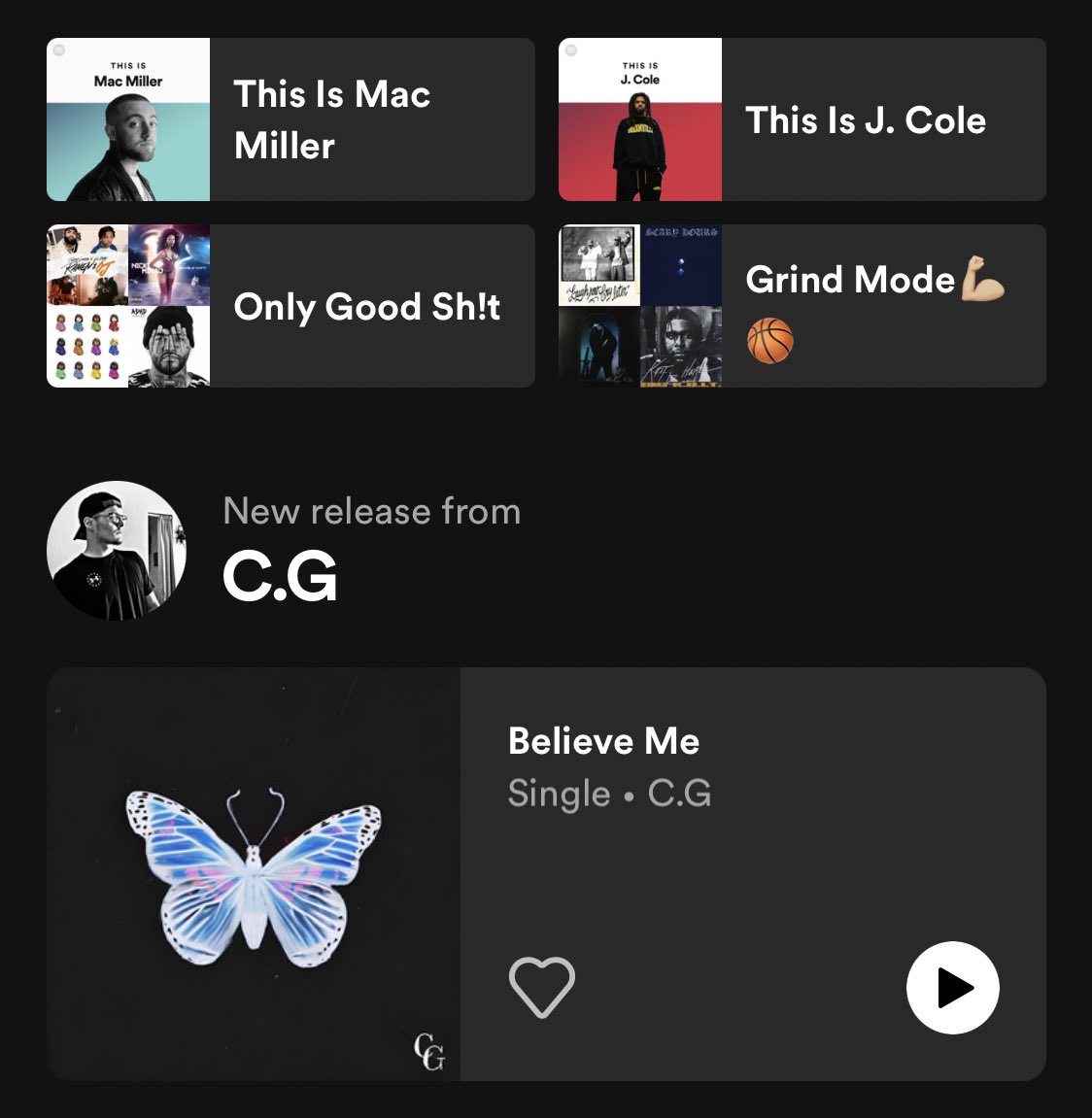 CGmusic231's tweet photo. New single out ‘Believe Me’. (Link in bio) Can’t wait to release more projects, thanks to the guys @SwaggertownRoad for the help. Really great people to work with. Check ‘em out!! #music #artist https://t.co/blHTjuQRu4