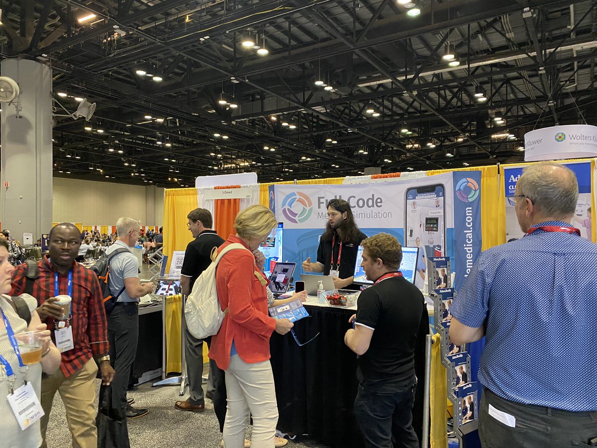 Full Code Medical Simulation (@fullcodemedical) on Twitter photo Thank you to everyone who visited our booth at #IMSH2023! It was a joy to speak with you all. If you want to learn more about Full Code or contact us, you can visit our website at fullcodemedical.com. Safe travels! #medicalsimulation #virtualsim <a href="/SSHorg/">Society for Simulation in Healthcare</a> #medEd #medsim Thank you to everyone who visited our booth at #IMSH2023! It was a joy to speak with you all. If you want to learn more about Full Code or contact us, you can visit our website at fullcodemedical.com. Safe travels! #medicalsimulation #virtualsim <a href="/SSHorg/">Society for Simulation in Healthcare</a> #medEd #medsim