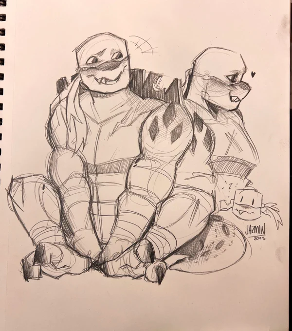 Raph doodle during 30 min class break bc I'm withdrawaling 🤧
-
#tmnt #rottmnt 