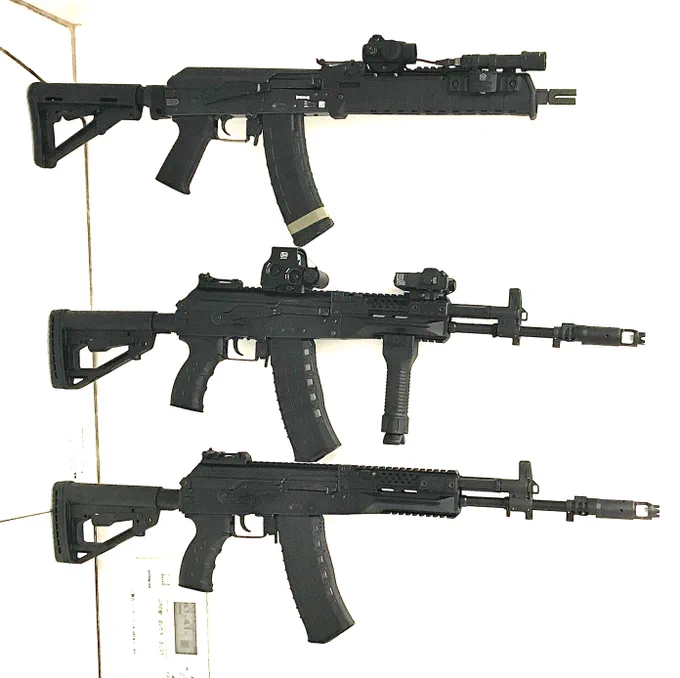 今日のAK達油塗ってあげなきゃ、、、#AK#AK12#AK105#Airsoft 