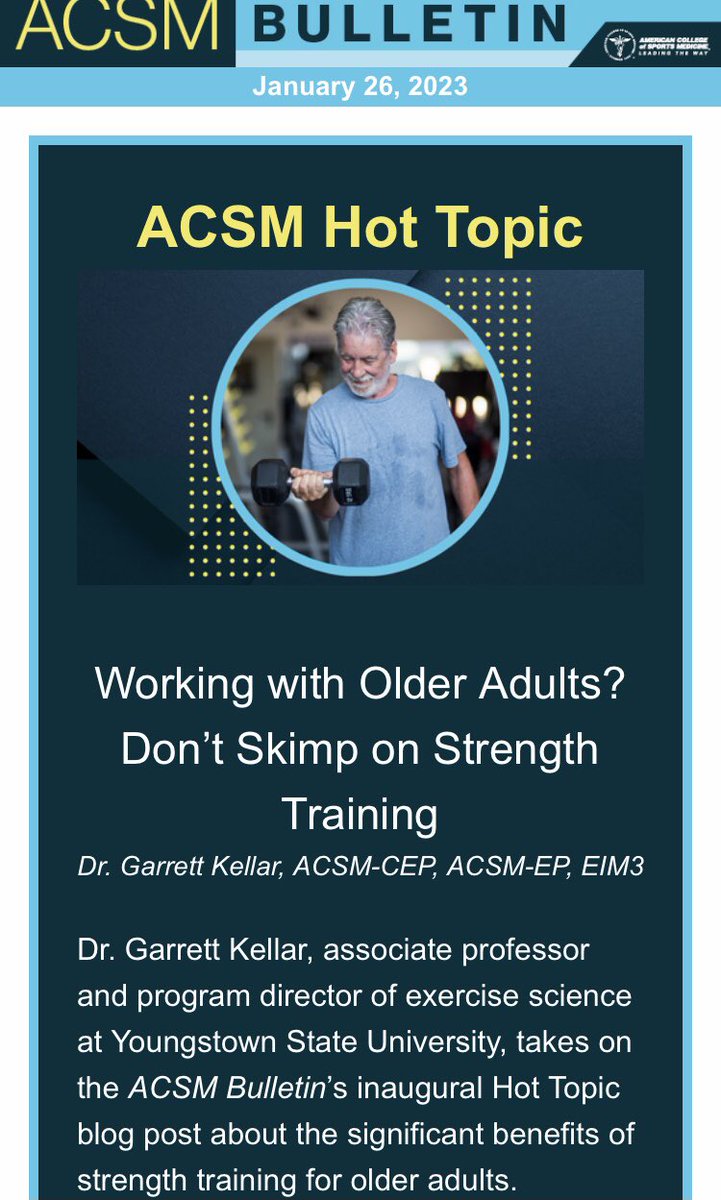 YSU Exercise Science tweet media