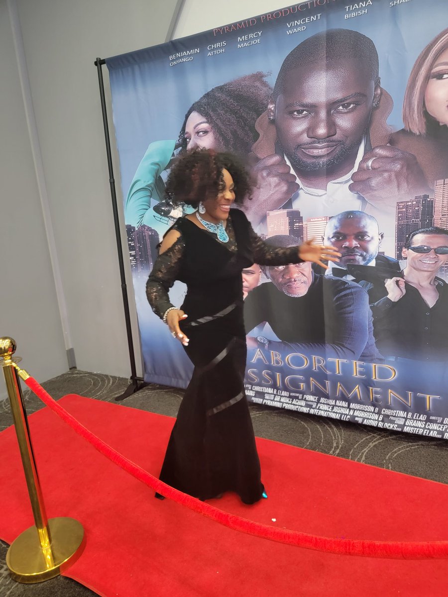 elabish's tweet photo. The aborted assignment movie premiere was a success.  Thank you all for your support https://t.co/TMPFMTkIJX