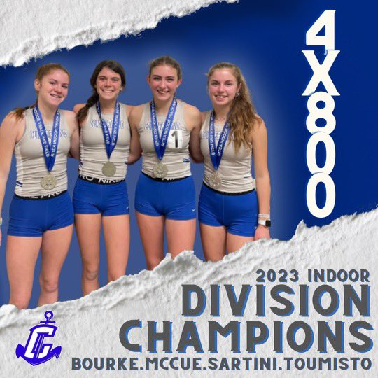 Introducing our 2022 Indoor 4x800 Division Champions 🎤Congrats Girls #justgettingstarted <a href="/gobluechs/">Cumberland High</a> <a href="/GoBlueClippers/">Cumberland Athletics</a> <a href="/OceanStateRun/">Ocean State Running</a> <a href="/TheValleyBreeze/">The Valley Breeze</a> <a href="/BWMcGair03/">Brendan McGair</a>