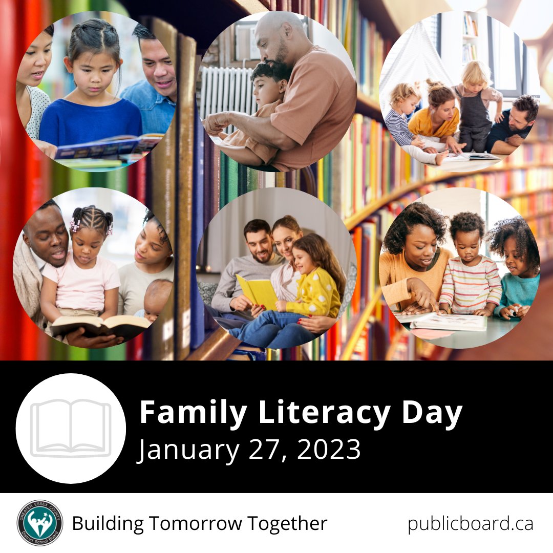 January 27th is #FamilyLiteracyDay! Use today to raise awareness about the importance of reading and engaging in other literacy-related activities as a family.

Share what you're reading today! ♥📚