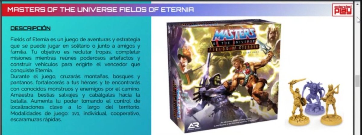 _Owen_Rules_'s tweet image. ¿Un juego de #MastersdelUniverso? 
¿Un Escape de los #Goonies? 
¿Un juego de #LaMatanzadeTexas? 

Todo esto y mucho más en el vídeo ⬇️⬇️⬇️⬇️

youtu.be/wMbBzBoTOrM

#JuegosdeMesa #OwenRules @ExtendedPlayES