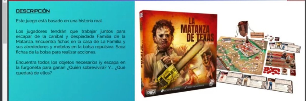 _Owen_Rules_'s tweet image. ¿Un juego de #MastersdelUniverso? 
¿Un Escape de los #Goonies? 
¿Un juego de #LaMatanzadeTexas? 

Todo esto y mucho más en el vídeo ⬇️⬇️⬇️⬇️

youtu.be/wMbBzBoTOrM

#JuegosdeMesa #OwenRules @ExtendedPlayES
