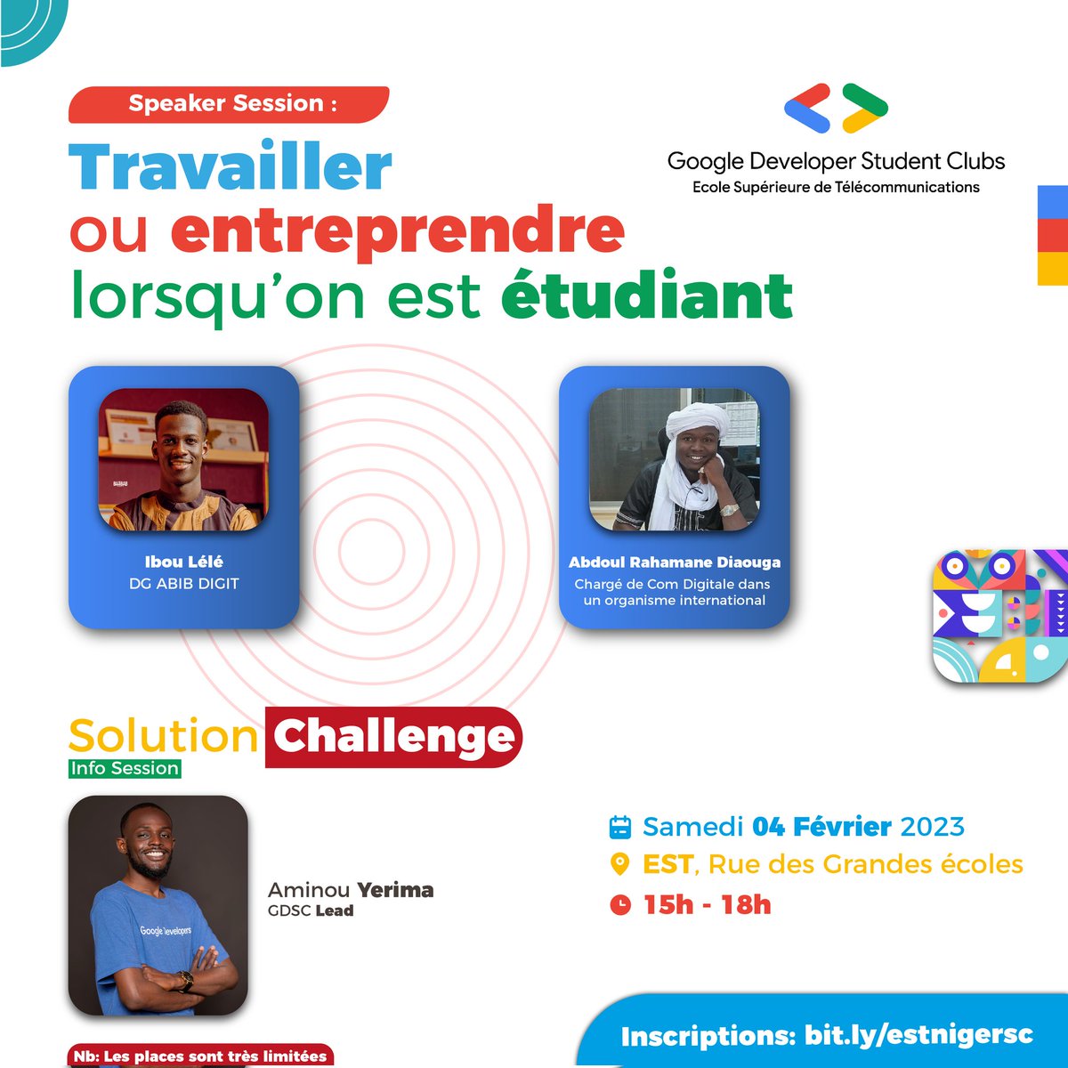 GdscEst's tweet photo. C'EST PAS POSSIBLE

"FINIR SES ÉTUDES ET AVOIR UN BOULOT AUSSITÔT " ? 

Beaucoup de jeunes se retrouvent à la maison après avoir fini leur étude.

Et si nous vous disons qu'avec les bonnes informations vous ne tomberez pas dans ce piège.

⤵️ https://t.co/HH0E4WTKHl