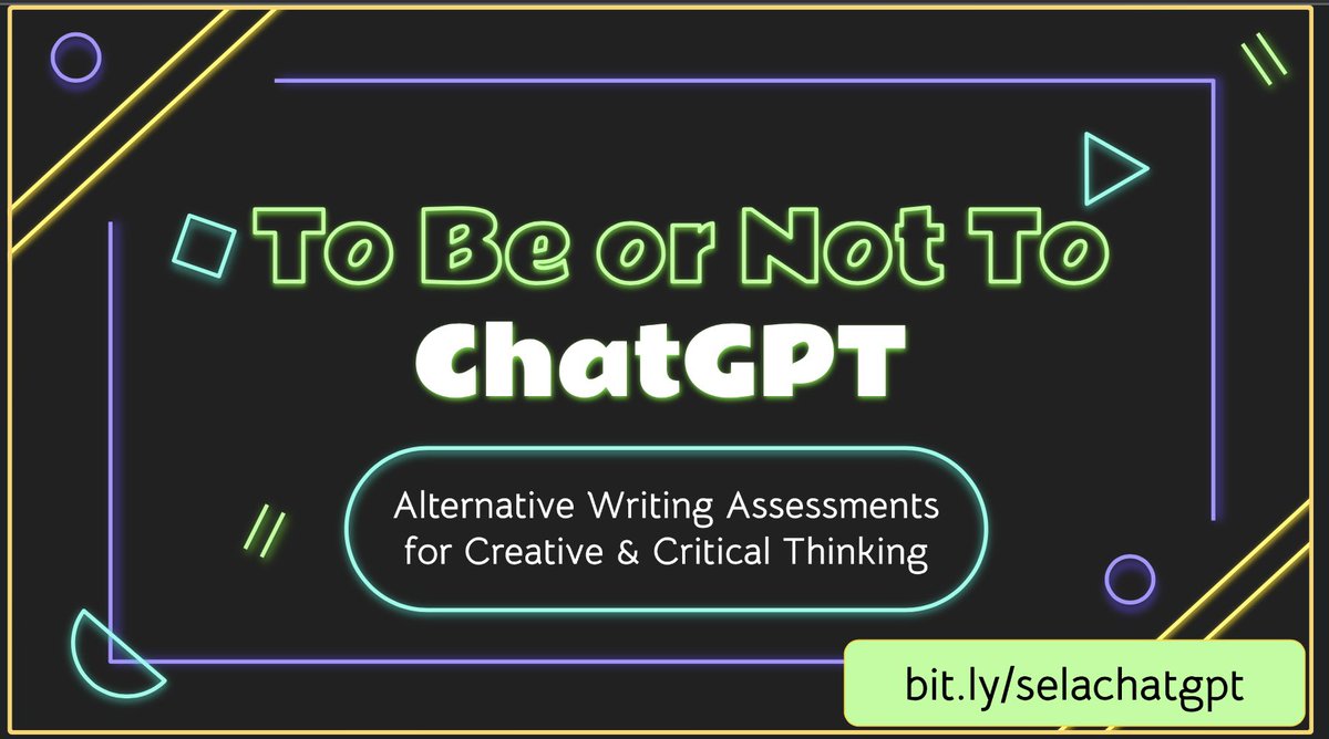 Still smiling &amp; buzzing from the energy in our secondary ELA session around ChatGPT this morning! Educators have amazing ideas for how to harness AI powers (for good) in the classroom 🤗✨ <a href="/Sa_rah_Olson/">Sarah Olson</a> <a href="/MsHammondCheese/">Kim Hammond</a>