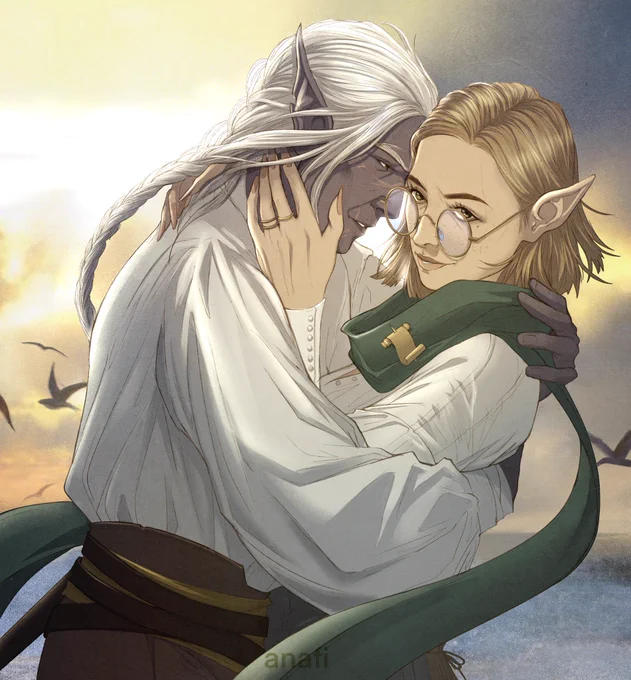 Bael X Sol!(Bael isn't my OC but still x))  